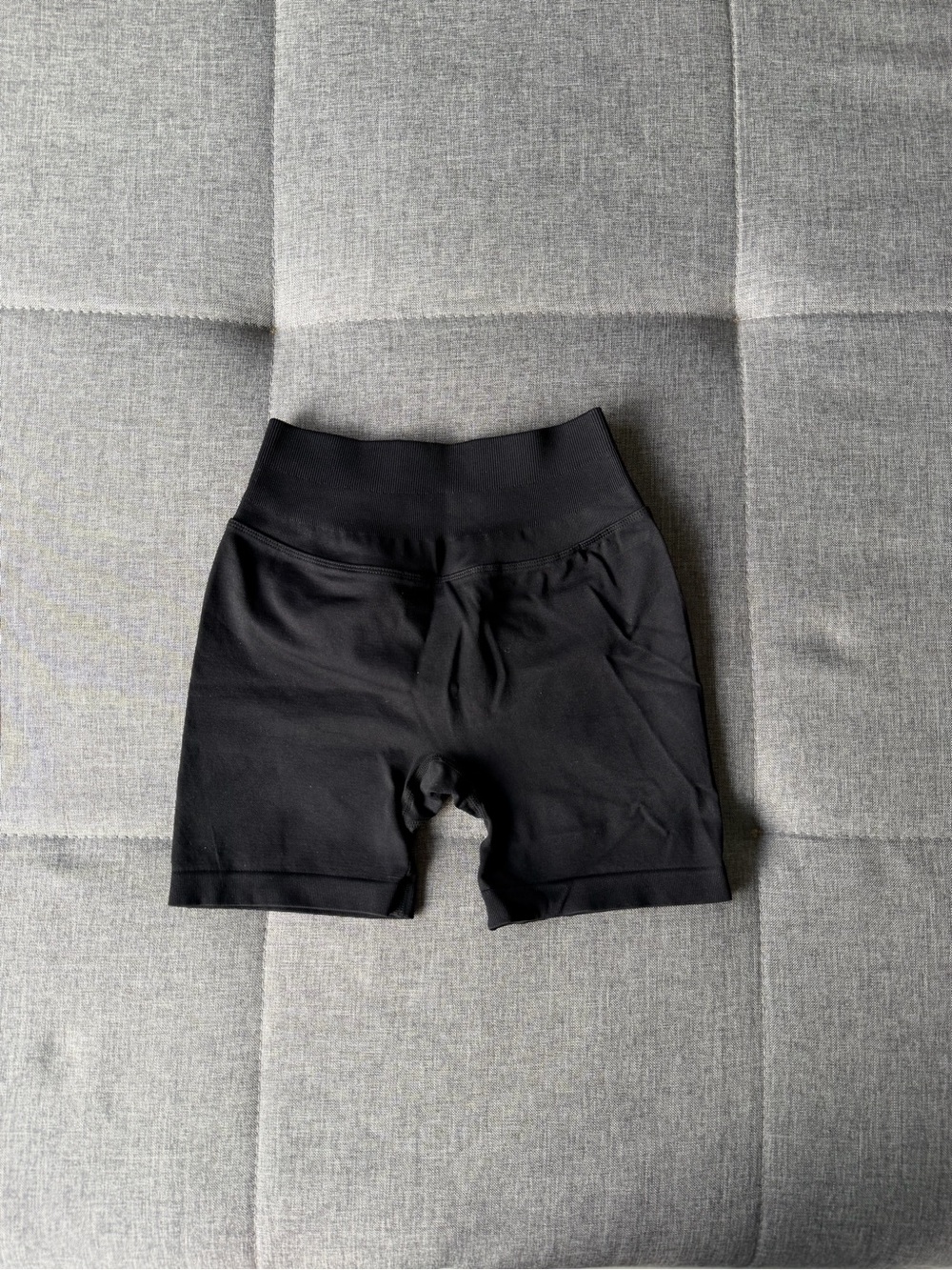 Women’s Black High-Waist Biker Shorts